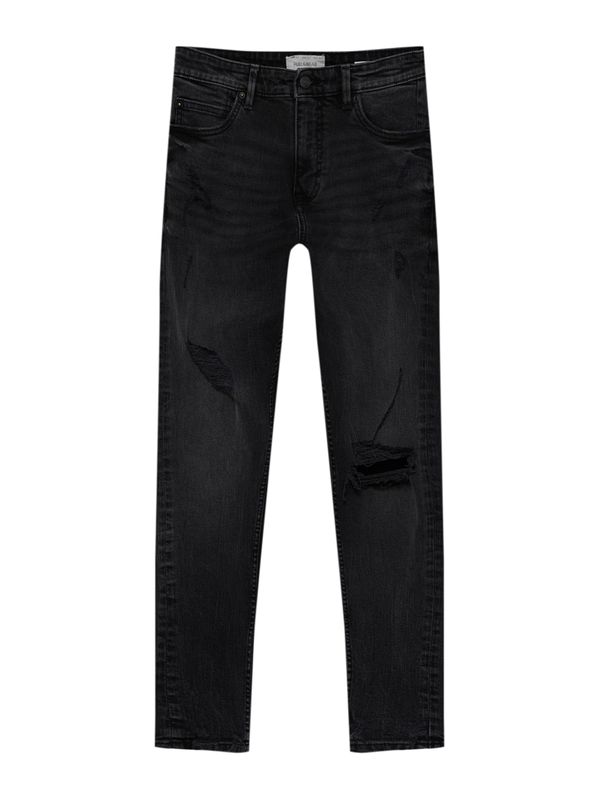 Pull&Bear Pull&Bear Дънки  черен деним