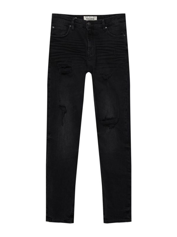 Pull&Bear Pull&Bear Дънки  черен деним