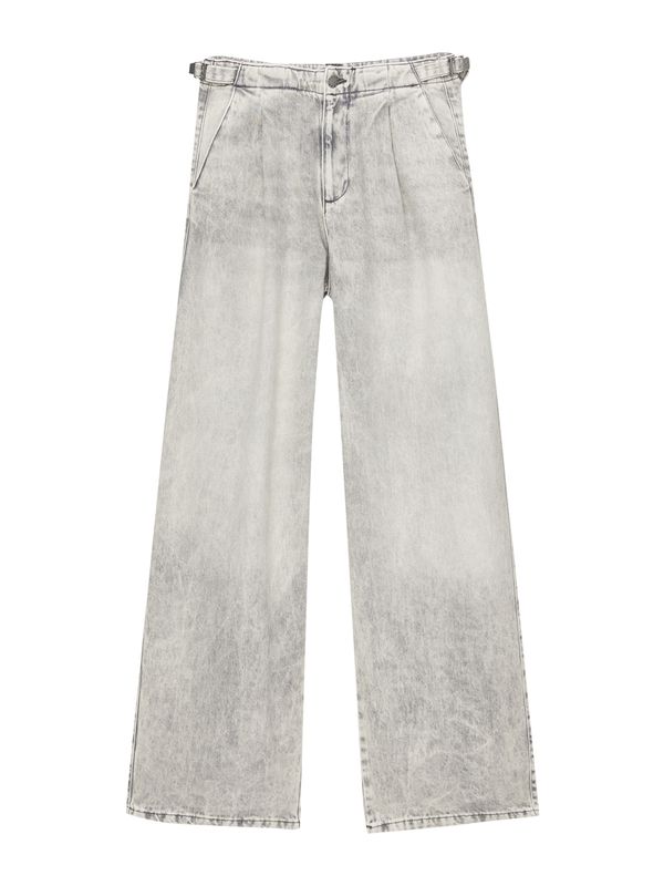 Pull&Bear Pull&Bear Дънки с набор  светлосиво