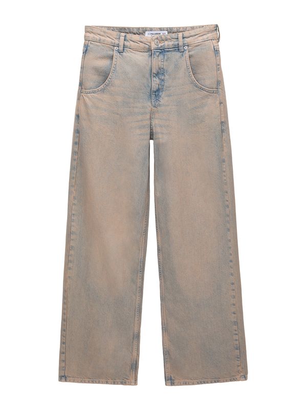 Pull&Bear Pull&Bear Дънки  син деним / розово