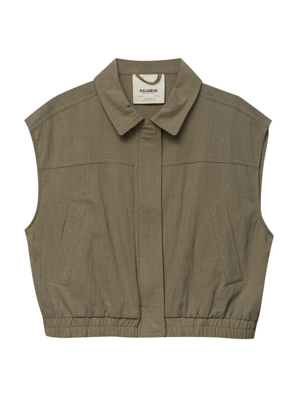 Pull&Bear Pull&Bear Елек  пастелно зелено