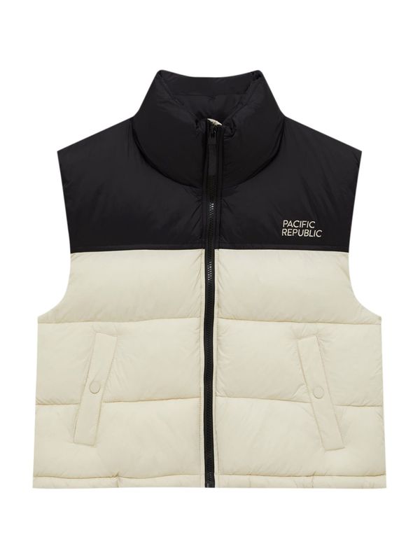 Pull&Bear Pull&Bear Елек  светлобежово / черно