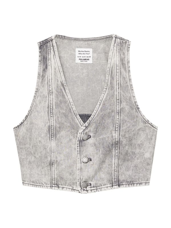 Pull&Bear Pull&Bear Елек  светлосиво