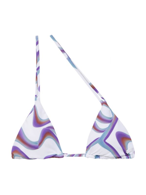 Pull&Bear Pull&Bear Горнище на бански  мента / тъмнолилаво / червено / бяло