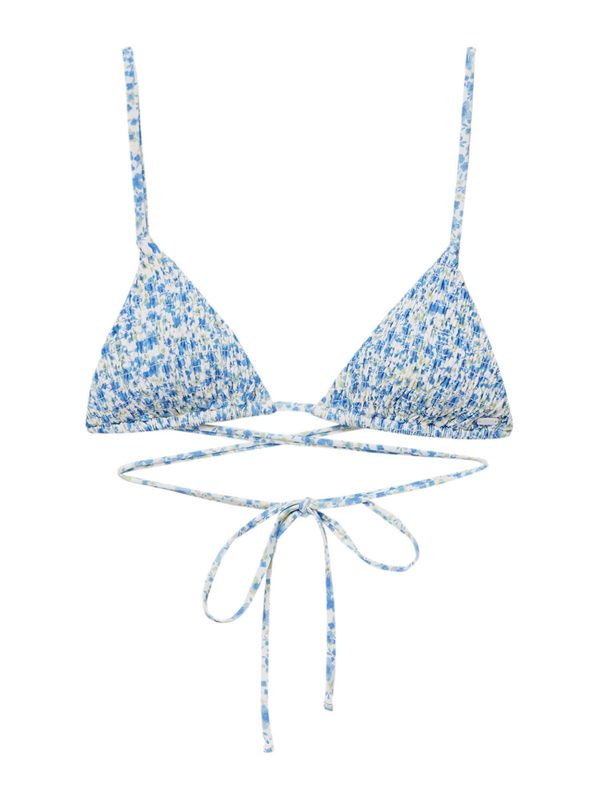 Pull&Bear Pull&Bear Горнище на бански  синьо / светлосиньо / светлозелено / естествено бяло