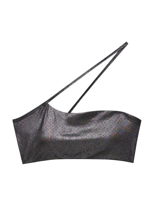 Pull&Bear Pull&Bear Горнище на бански  сив меланж