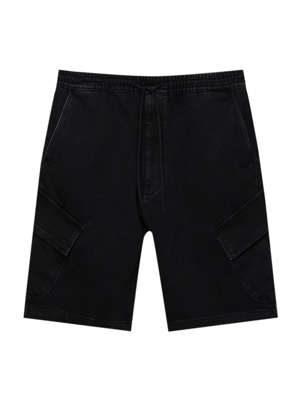 Pull&Bear Pull&Bear Карго дънки  черно