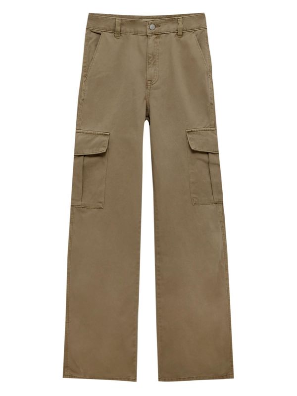 Pull&Bear Pull&Bear Карго дънки  цвят "пясък"