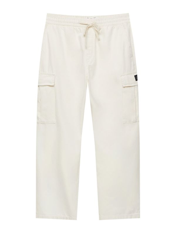 Pull&Bear Pull&Bear Карго дънки  слонова кост