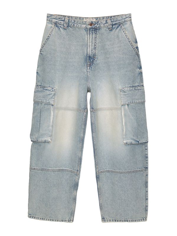 Pull&Bear Pull&Bear Карго дънки  светлосиньо