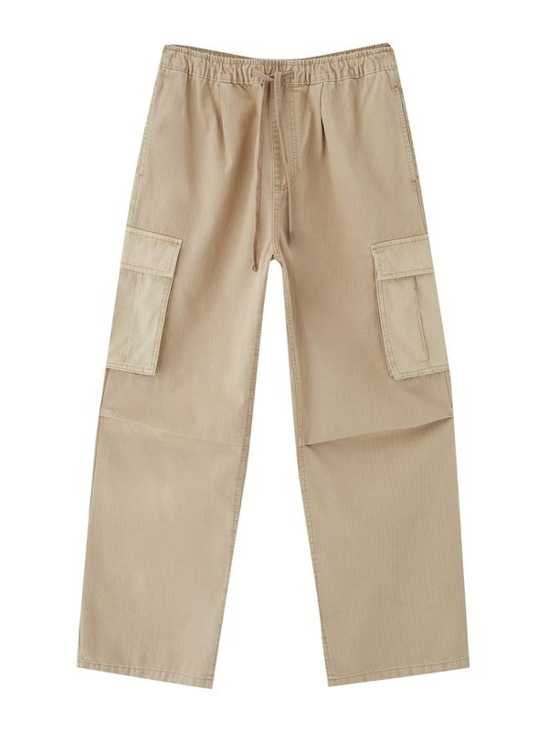 Pull&Bear Pull&Bear Карго панталон  бежово