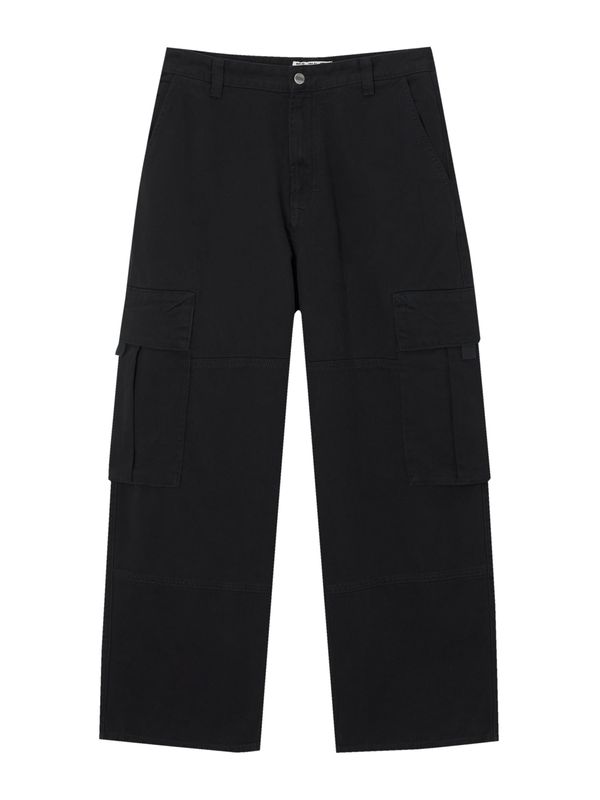 Pull&Bear Pull&Bear Карго панталон  черно