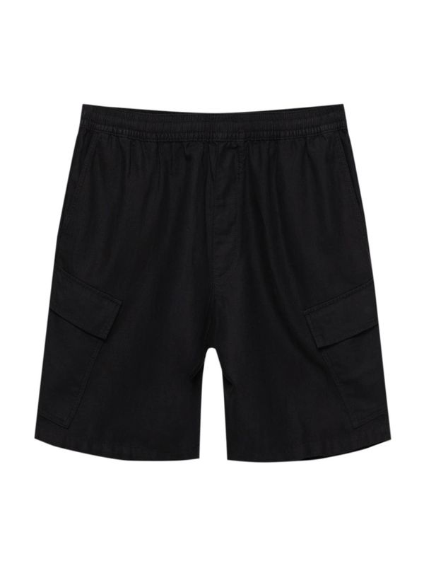 Pull&Bear Pull&Bear Карго панталон  черно