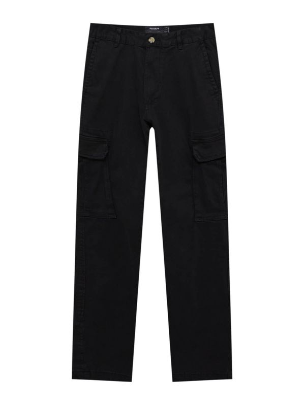 Pull&Bear Pull&Bear Карго панталон  черно