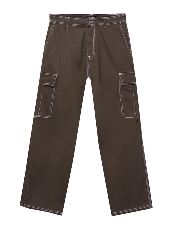 Pull&Bear Pull&Bear Карго панталон  сепия