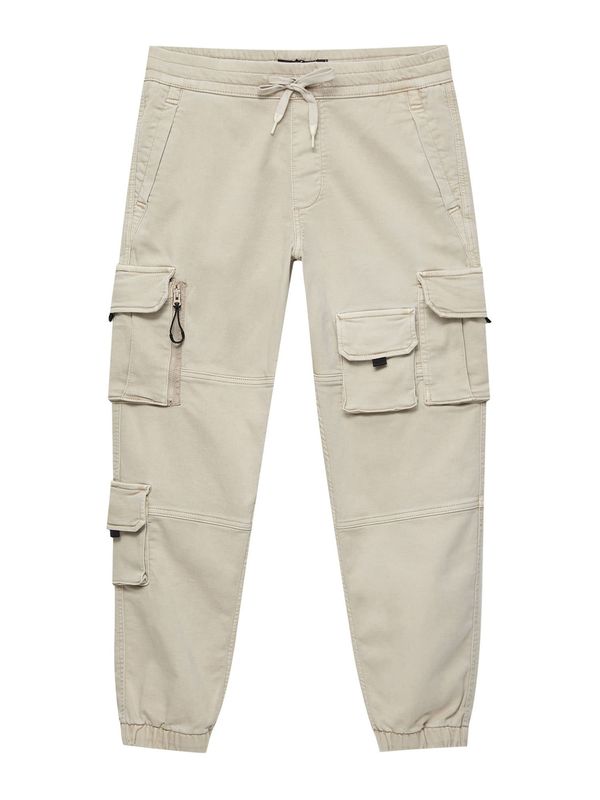 Pull&Bear Pull&Bear Карго панталон  сиво-бежово
