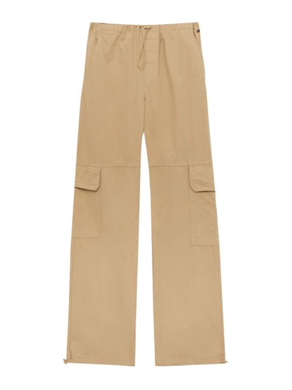 Pull&Bear Pull&Bear Карго панталон  светлокафяво