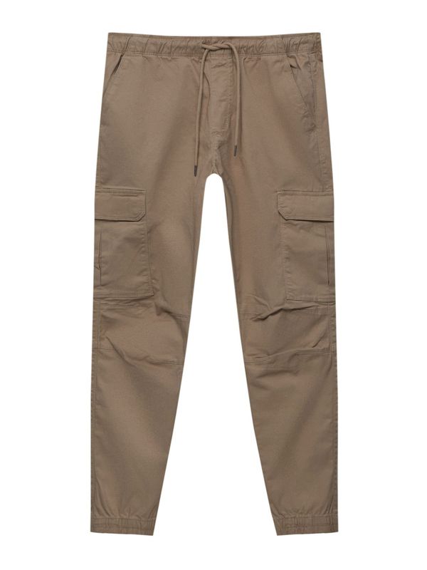 Pull&Bear Pull&Bear Карго панталон  тъмнобежово