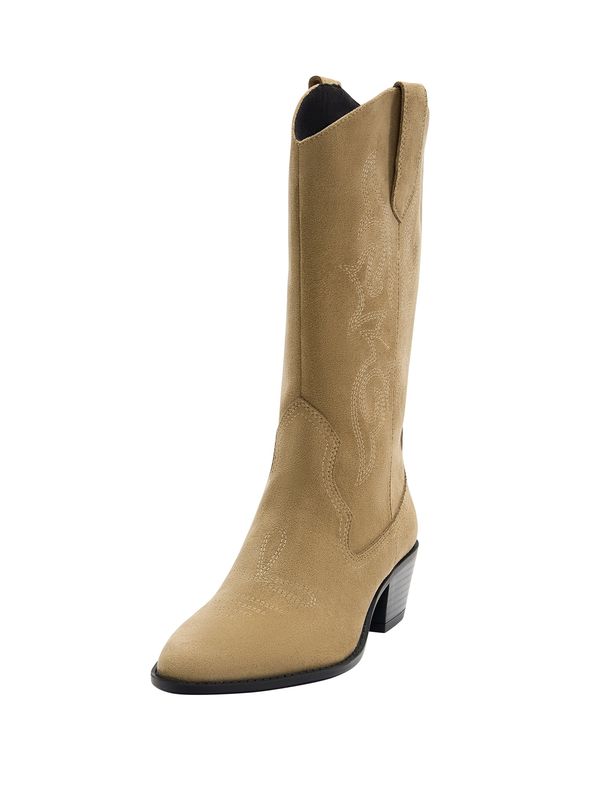 Pull&Bear Pull&Bear Каубойски ботуши  светлокафяво