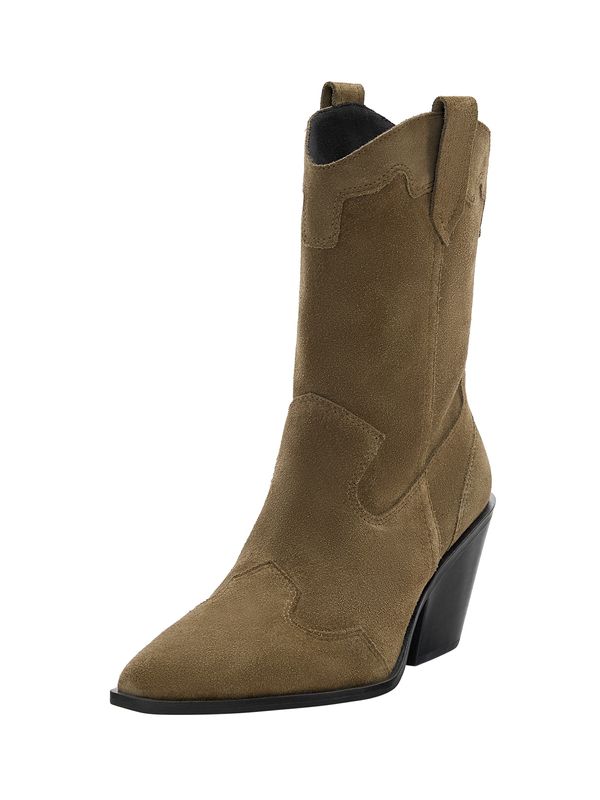 Pull&Bear Pull&Bear Каубойски ботуши  тъмнобежово