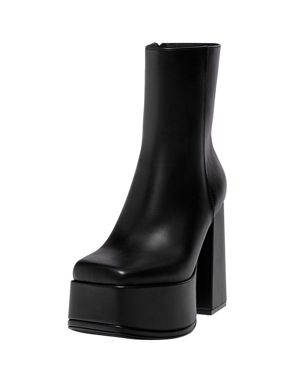 Pull&Bear Pull&Bear Къси ботуши  черно