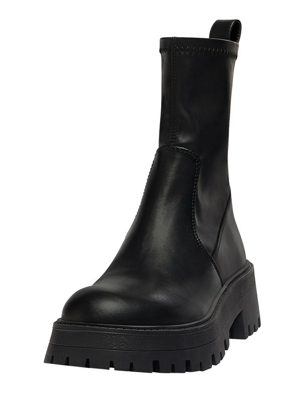 Pull&Bear Pull&Bear Къси ботуши  черно