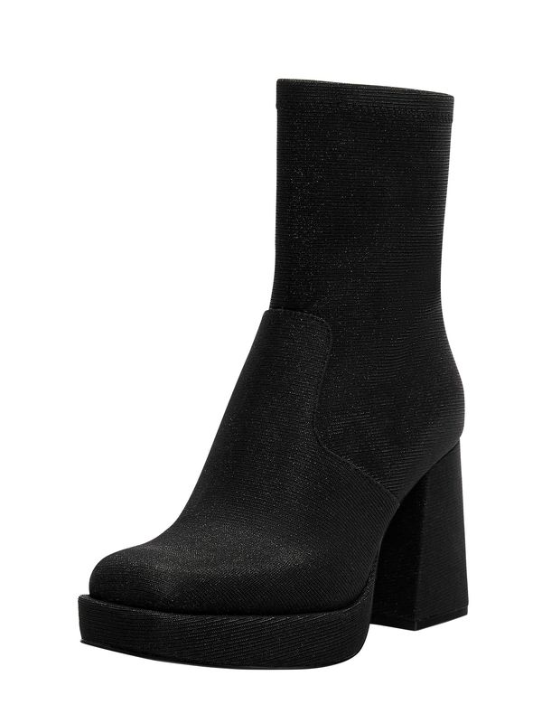 Pull&Bear Pull&Bear Къси ботуши  черно