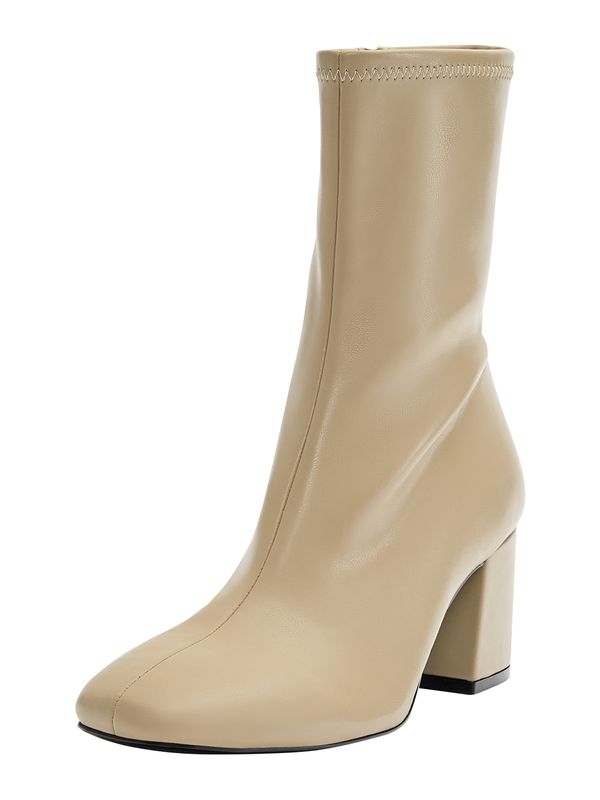 Pull&Bear Pull&Bear Къси ботуши  кремаво