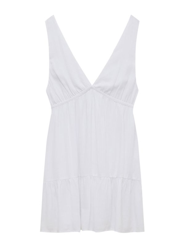 Pull&Bear Pull&Bear Лятна рокля  бяло