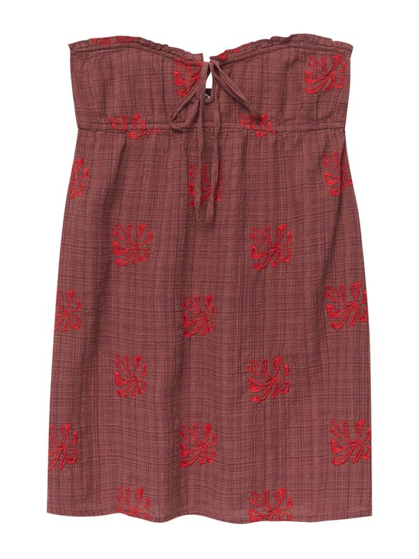 Pull&Bear Pull&Bear Лятна рокля  червено / тъмночервено