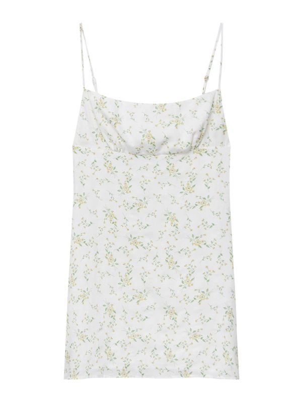 Pull&Bear Pull&Bear Лятна рокля  светложълто / светлозелено / бяло