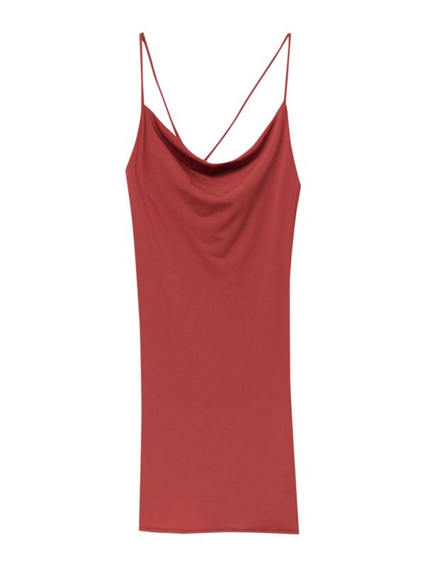 Pull&Bear Pull&Bear Лятна рокля  тъмночервено