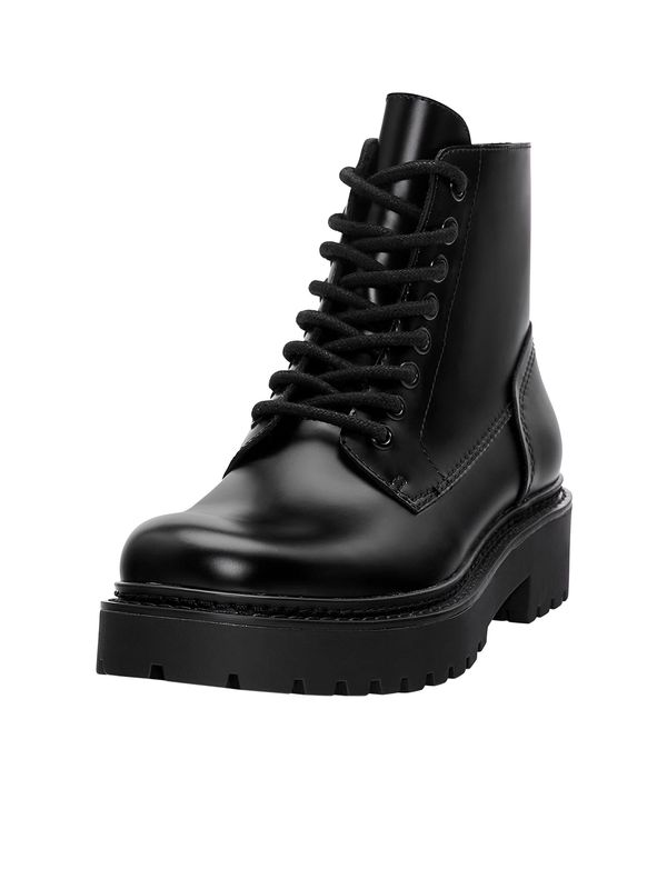 Pull&Bear Pull&Bear Ниски ботуши с връзки  черно