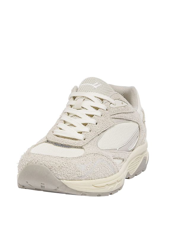 Pull&Bear Pull&Bear Ниски маратонки  бежово / бяло