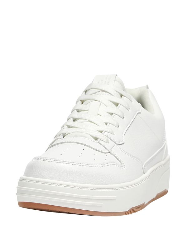 Pull&Bear Pull&Bear Ниски маратонки  черно / бяло