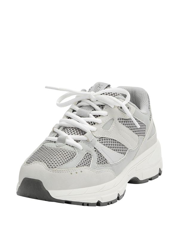 Pull&Bear Pull&Bear Ниски маратонки  сиво / светлосиво