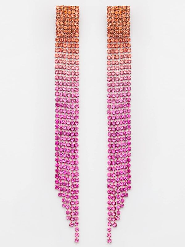 Pull&Bear Pull&Bear Обеци  оранжево / фуксия