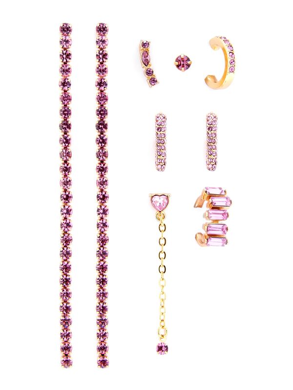 Pull&Bear Pull&Bear Обеци  злато / розово