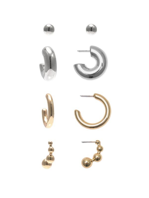 Pull&Bear Pull&Bear Обеци  злато / сребърно