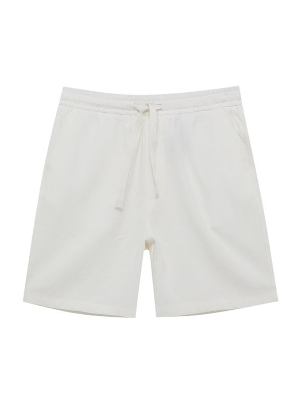 Pull&Bear Pull&Bear Панталон  бяло