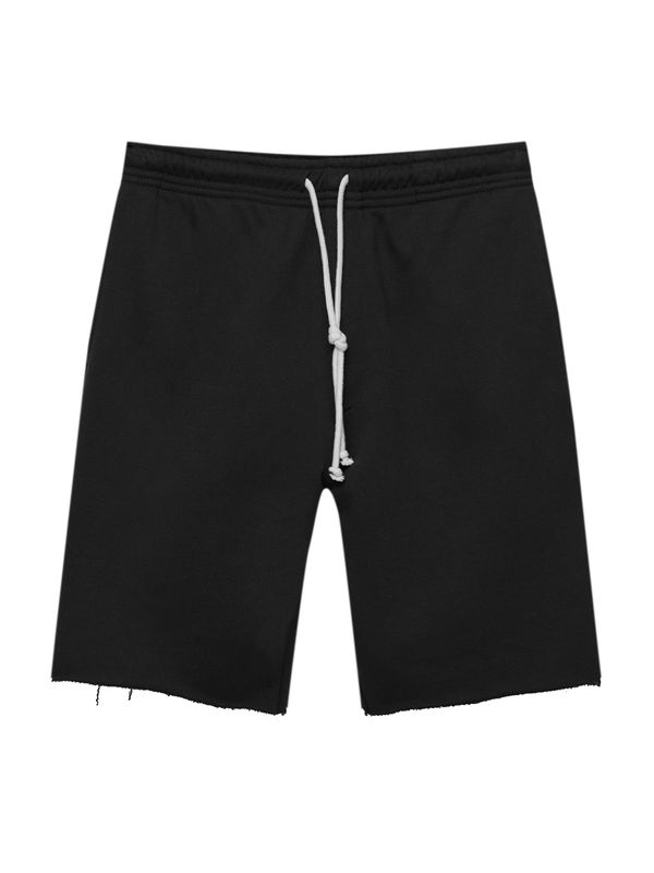 Pull&Bear Pull&Bear Панталон  черно / бяло