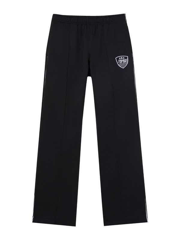 Pull&Bear Pull&Bear Панталон  черно / бяло