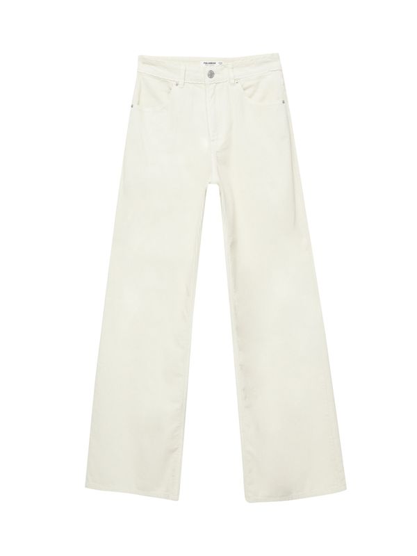 Pull&Bear Pull&Bear Панталон  екрю