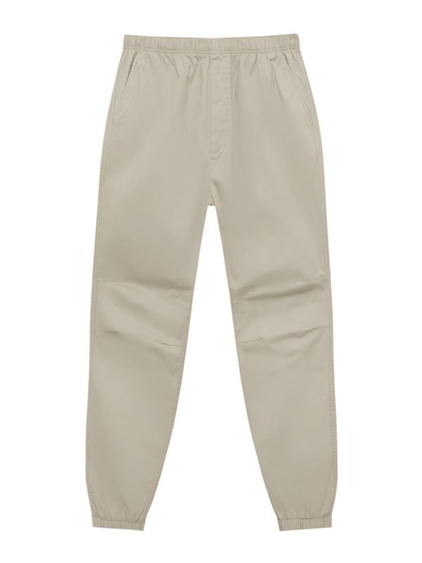 Pull&Bear Pull&Bear Панталон  екрю / черно