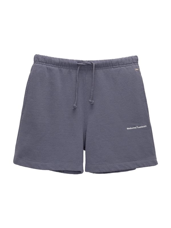 Pull&Bear Pull&Bear Панталон  гълъбово синьо / бяло