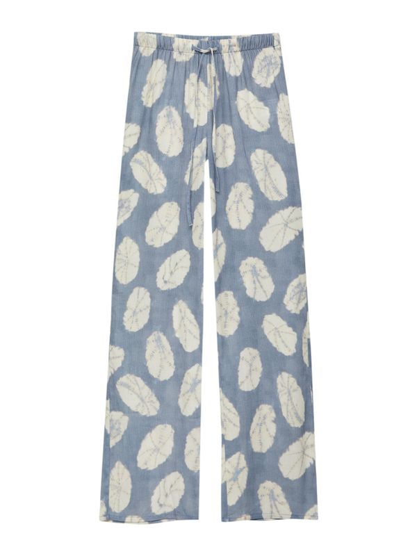 Pull&Bear Pull&Bear Панталон  кремаво / синьо