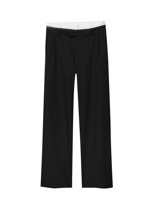 Pull&Bear Pull&Bear Панталон с набор  черно