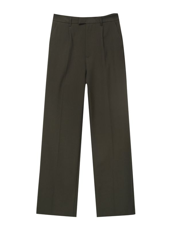 Pull&Bear Pull&Bear Панталон с набор  тъмнозелено