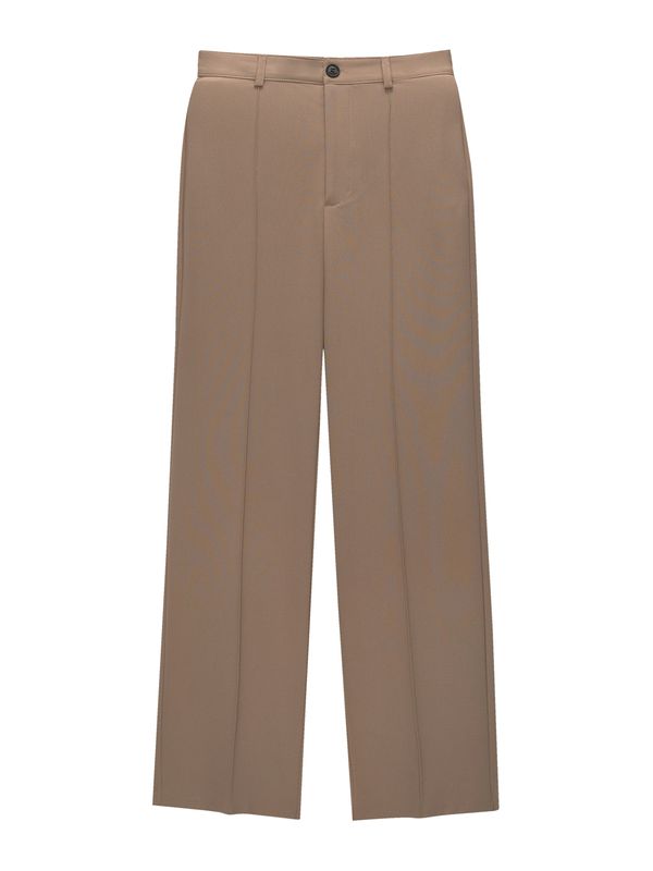 Pull&Bear Pull&Bear Панталон с ръб  цвят "пясък"