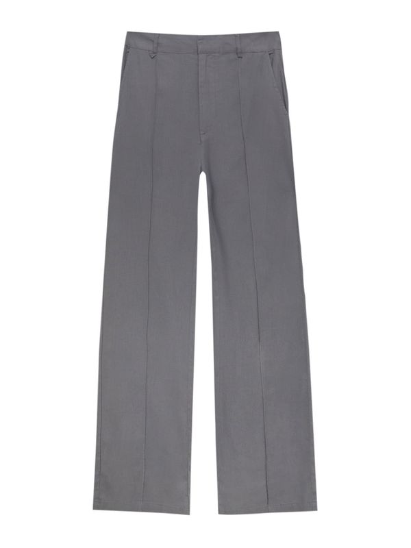 Pull&Bear Pull&Bear Панталон с ръб  сиво